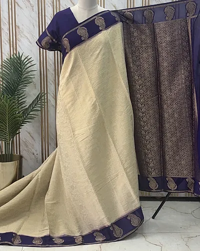 Semi Mysore Crepe (Premium, Floral Brocade)