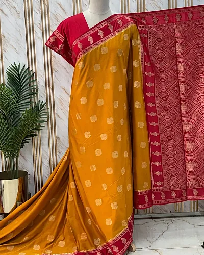 Semi Mysore Crepe (Premium, Grapes Border)