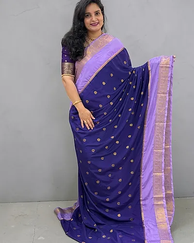 Semi Mysore Crepe (Motifs, Mayuri Big Bentex)