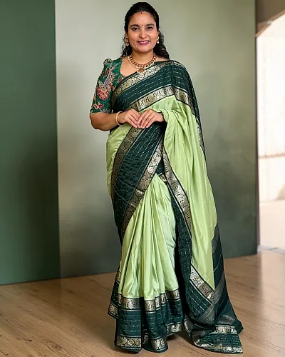 Semi Mysore Crepe (Floral Raindrop Big Bentex)