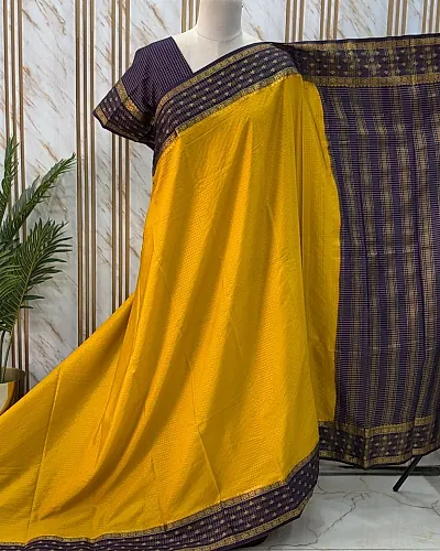 Semi Mysore Crepe (Checks with Drop Bentex)
