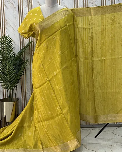 Pure Viscose Saree (Fancy, Banarasi Floral Border)